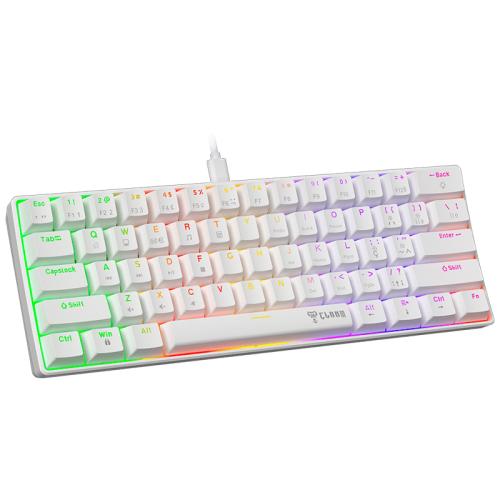 Teclado Gamer 60% Snow Walker V2 Clanm